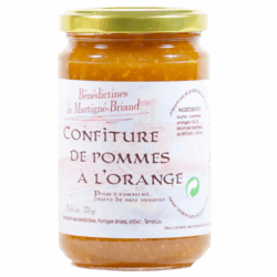 Confiture de pommes à l'orange - Monastère des Bénédictines de Martigné-Briand