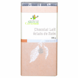 Chocolat lait éclats de noix - Abbaye de Castagniers - Divine Box