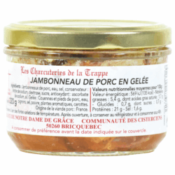 jambonneau de porc en gelee- abbaye notre dame de grâce de briquebec- Divine box